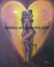 The Embrace - Human figure art